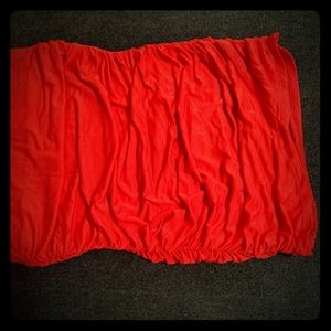 Red skirt